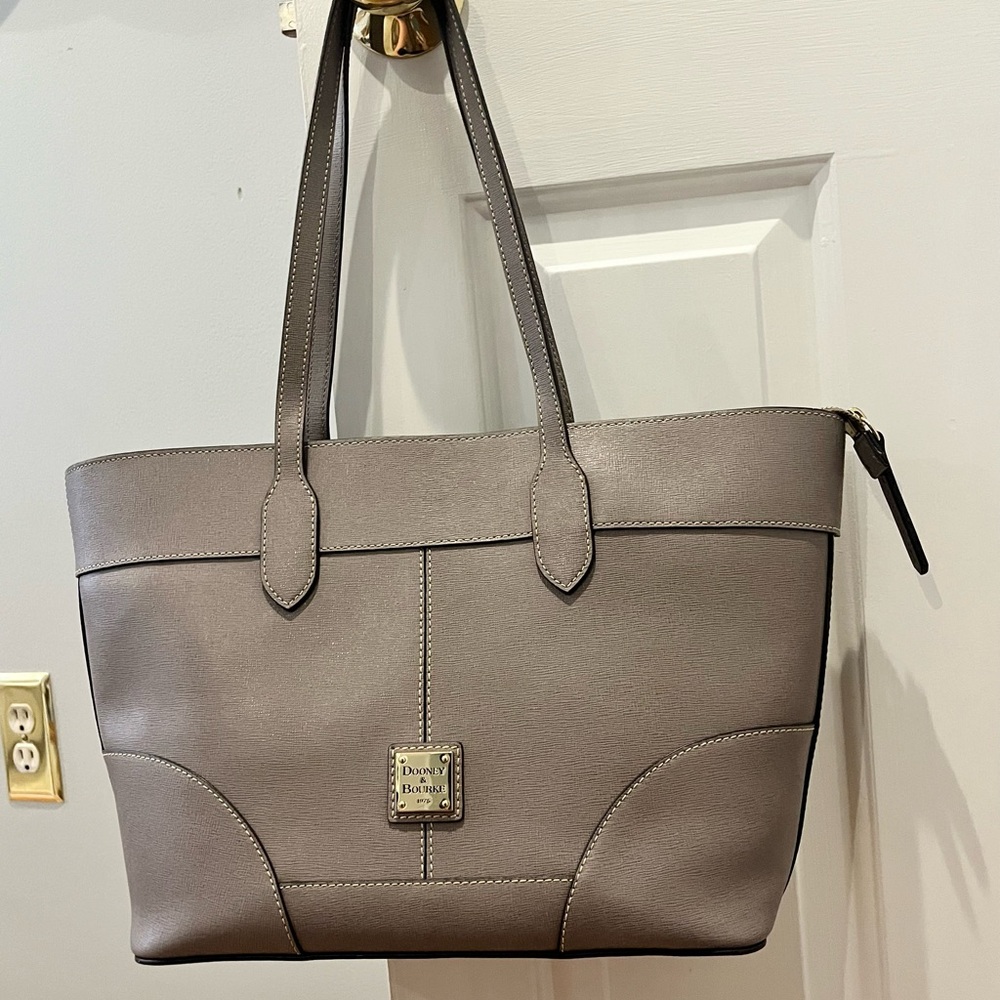 Dooney & Bourke Grey Tote Handbag